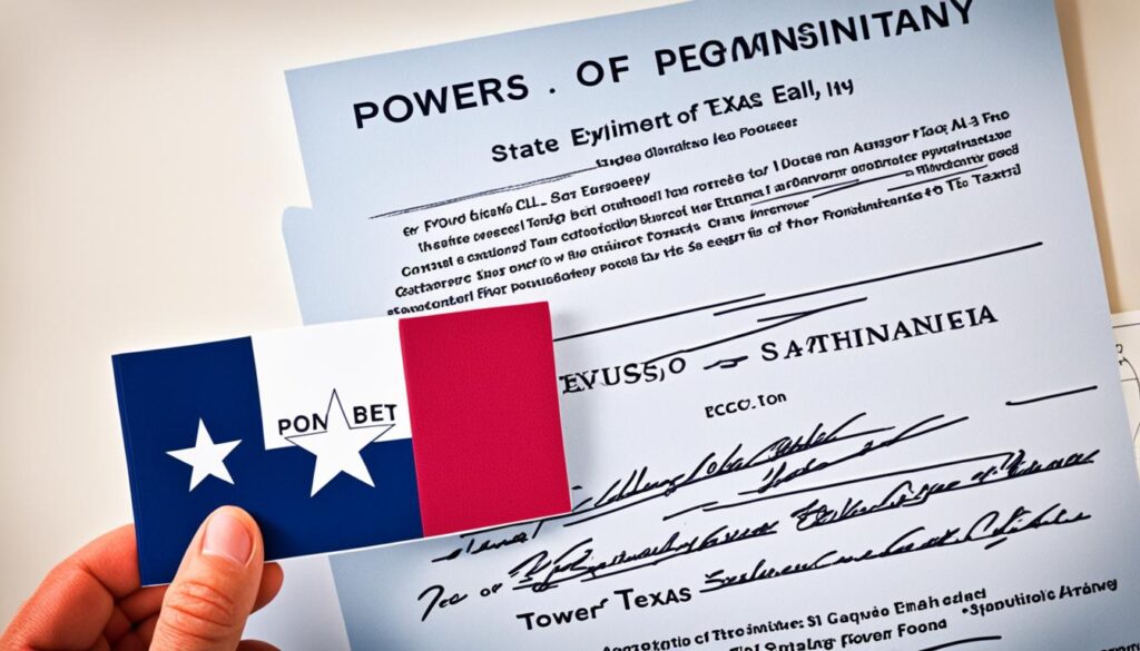 power of attorney texas